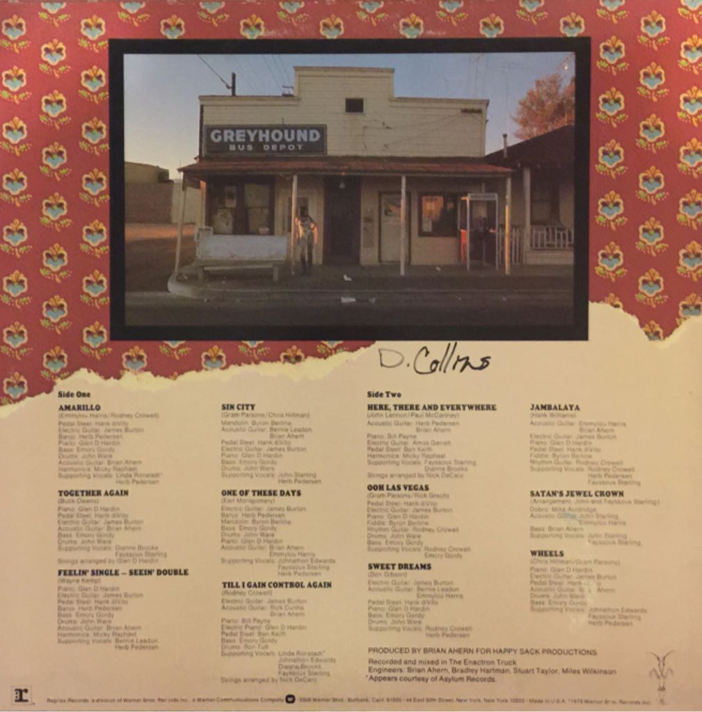 Elite Hotel - Harris, Emmylou (12”) music collectible - Main Image 2