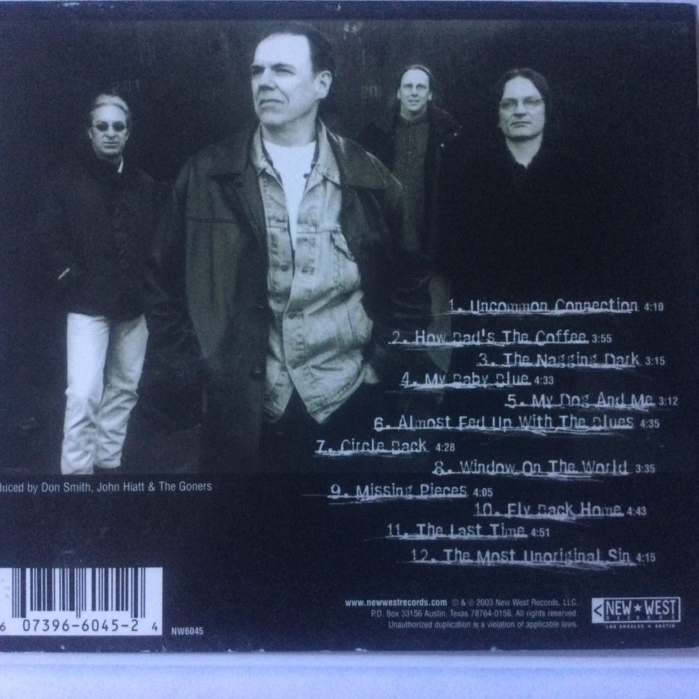 Beneath This Gruff Exterior - Hiatt, John & the Goners (CD) music collectible [Barcode 607396604524] - Main Image 2