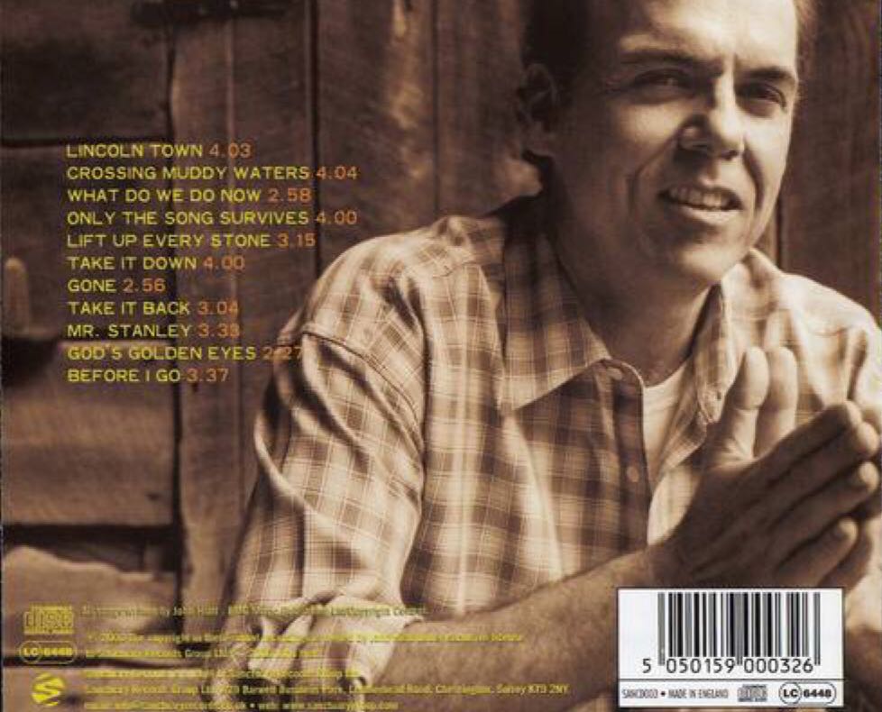 Crossing muddy waters - John Hiatt (CD - 38) music collectible [Barcode 5050159000326] - Main Image 2