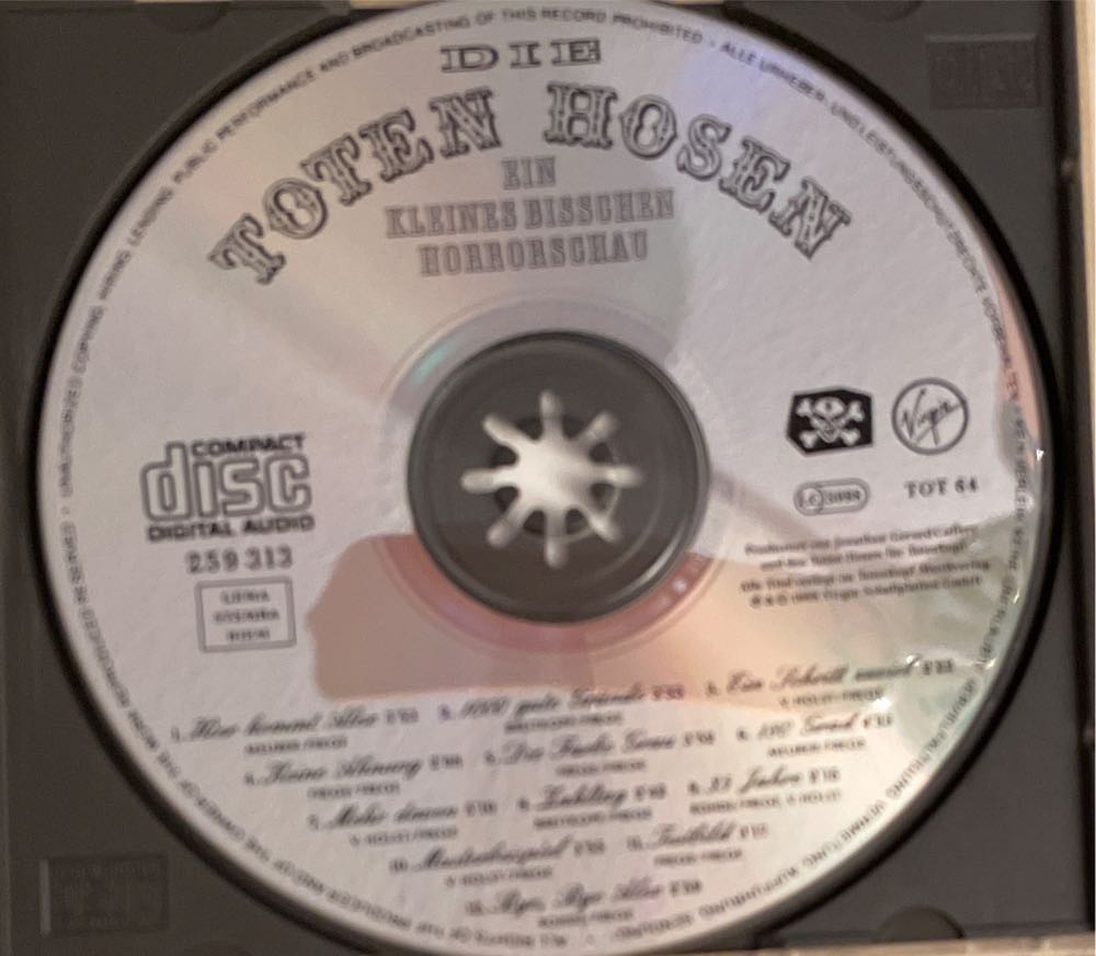 Ein Kleines Bisschen Horrorschau - Die Toten Hosen (CD - 41) music collectible [Barcode 5012981331320] - Main Image 3