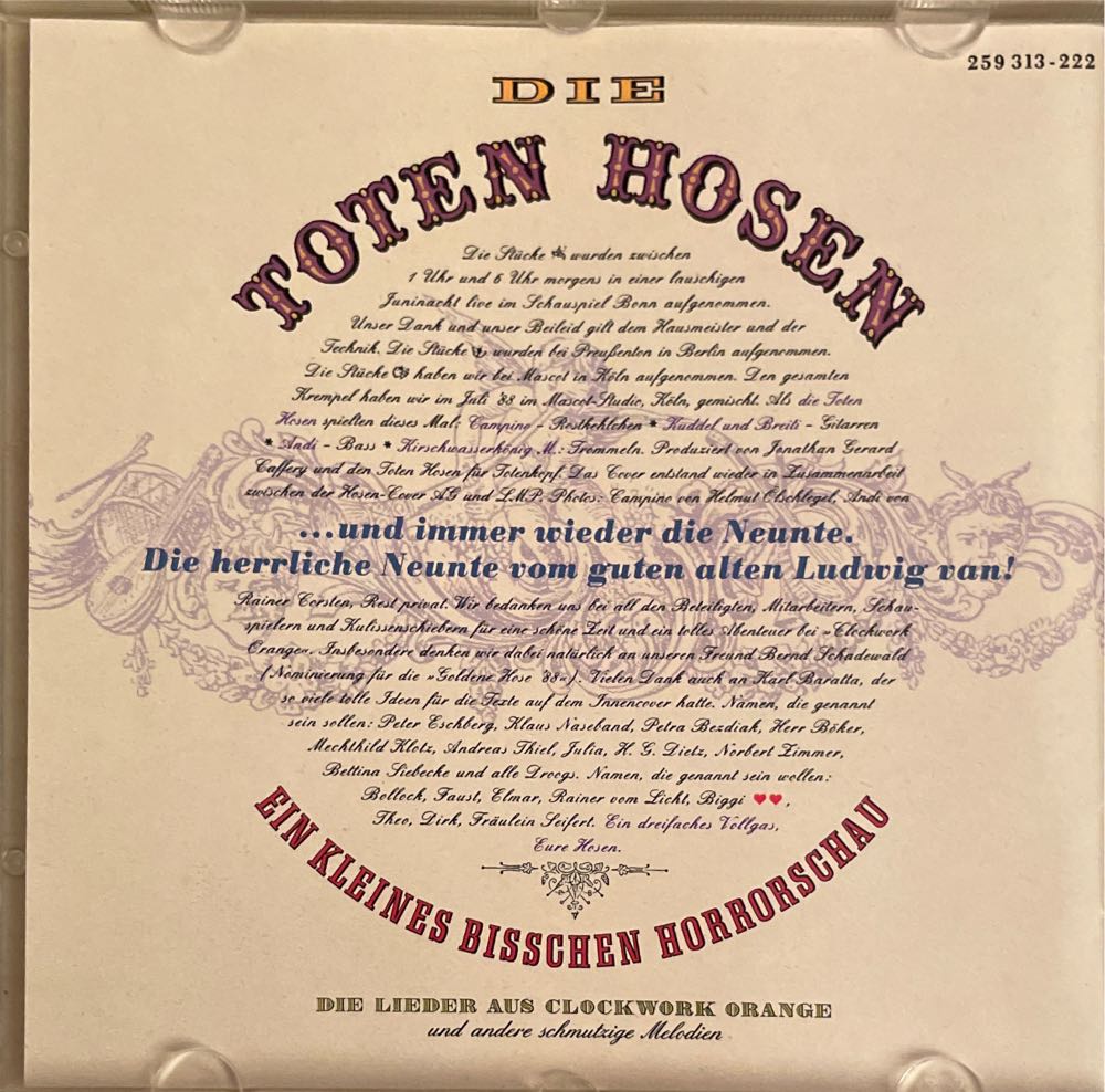 Ein Kleines Bisschen Horrorschau - Die Toten Hosen (CD - 41) music collectible [Barcode 5012981331320] - Main Image 4