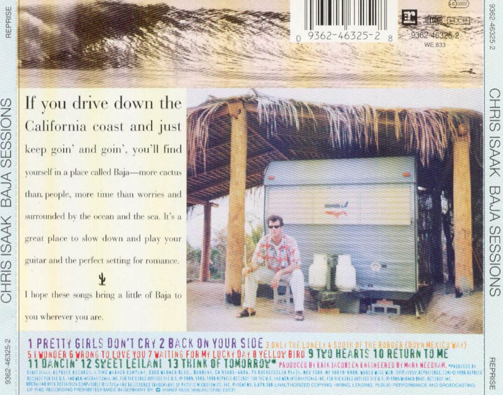 Baja Sessions - Isaak, Chris (CD - 39) music collectible [Barcode 093624632528] - Main Image 2