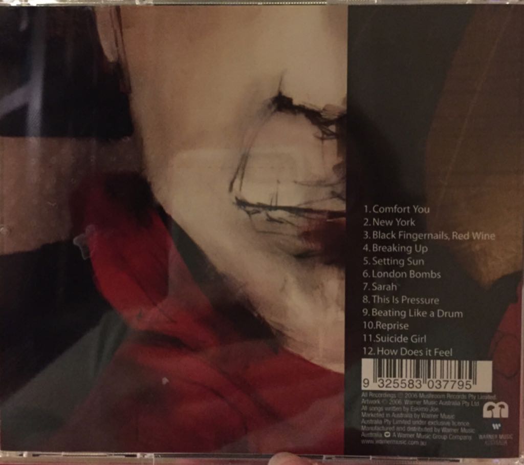 Black Fingernails, Red Wine - Eskimo Joe (12”) music collectible [Barcode 9325583037795] - Main Image 2