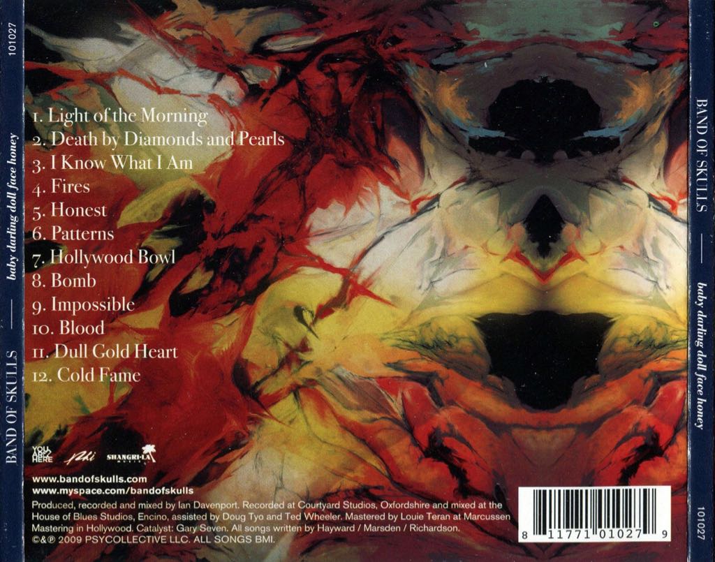 Baby Darling Doll Face Honey - Band Of Skulls (CD) music collectible - Main Image 2