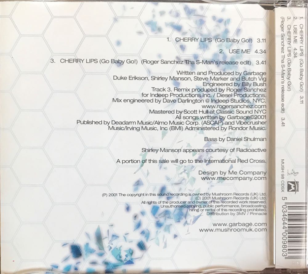 Cherry Lips CD 2 (Single) - Garbage (CD) music collectible [Barcode 5034644009803] - Main Image 2