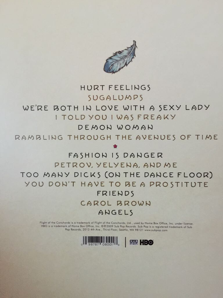 I Told You I Was Freaky - Flight of the Conchords (12”) music collectible [Barcode 098121080018] - Main Image 2