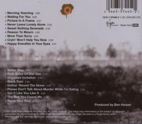 Both Sides Of The Gun - Ben Harper (CD) music collectible [Barcode 094635826722] - Main Image 2
