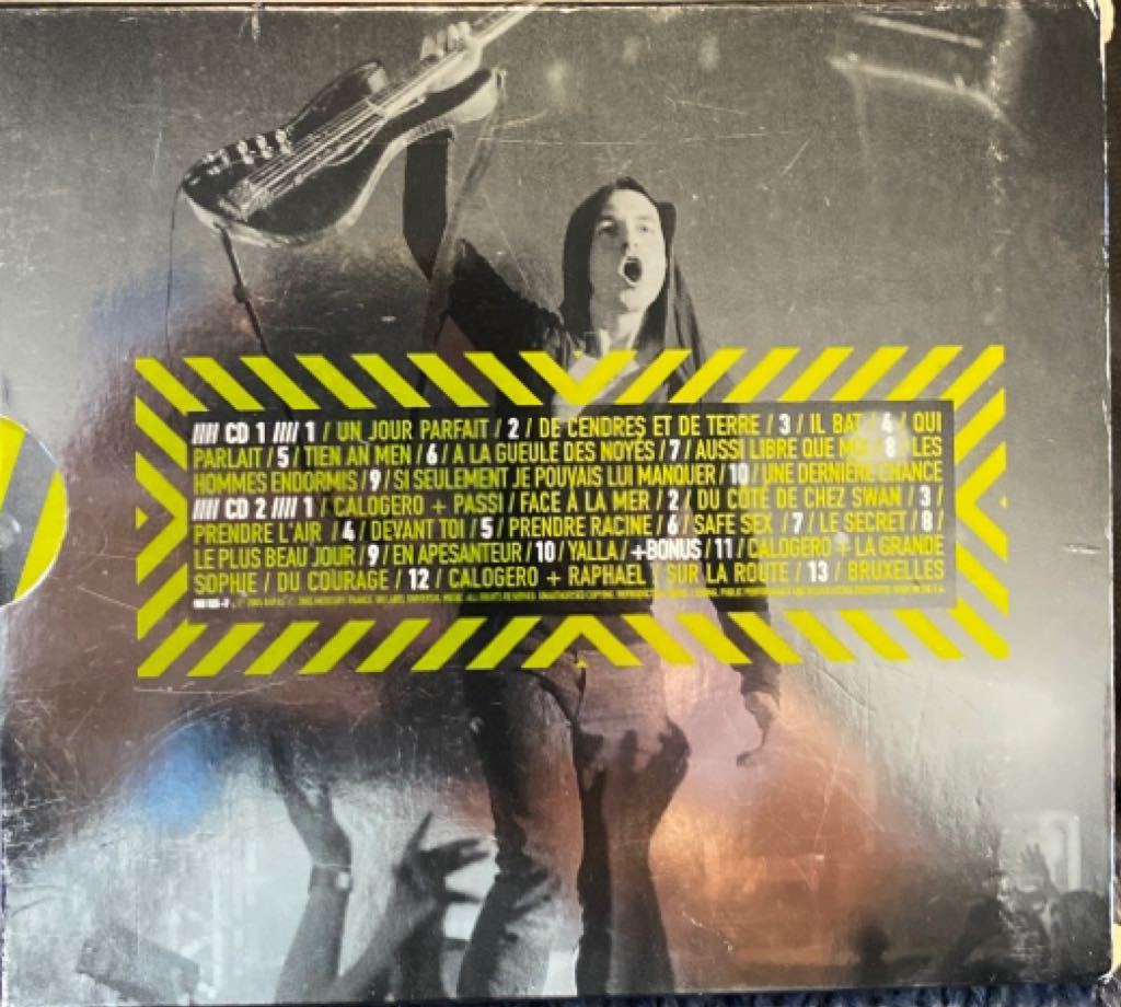 Live 1.02 - Calogero (CD) music collectible [Barcode 602498312575] - Main Image 2