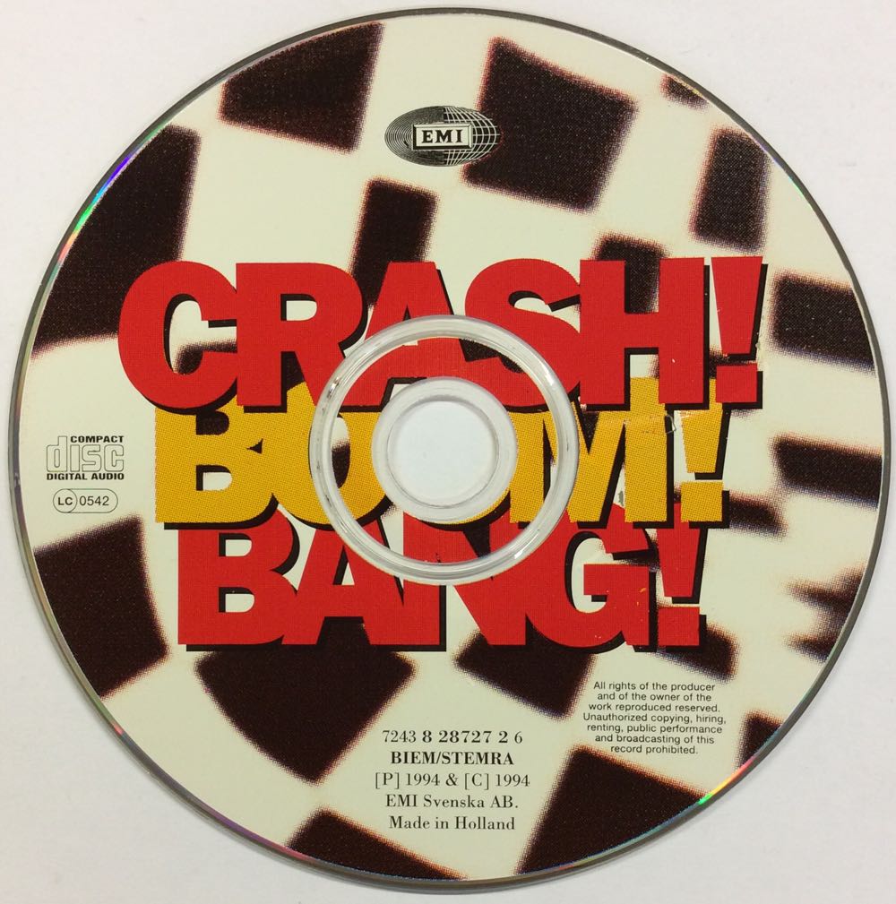 Roxette: Crash! Boom! Bang! - Roxette (CD - 62.05) music collectible [Barcode 724382872726] - Main Image 4