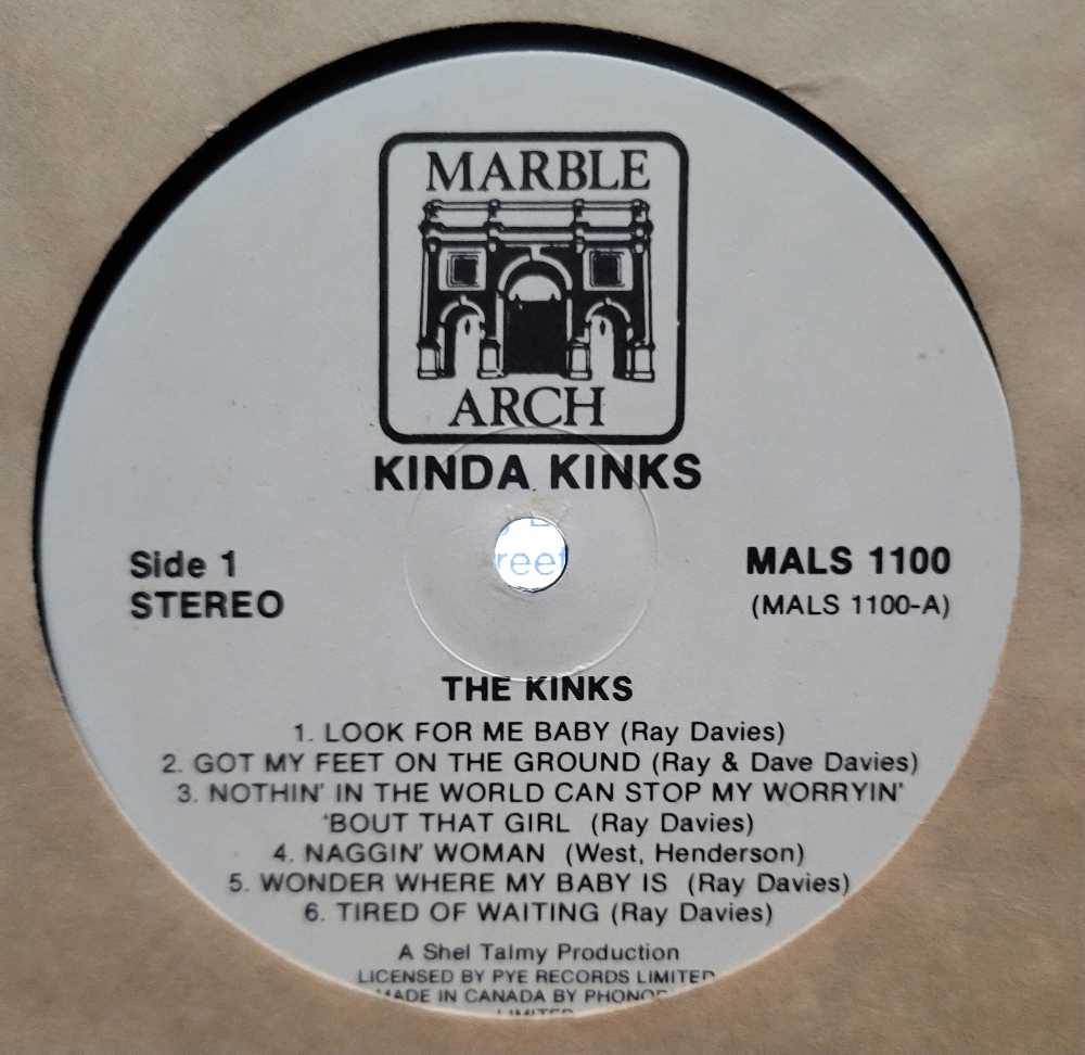 Kinda Kinks - Kinks, The (12” - 28) music collectible - Main Image 3