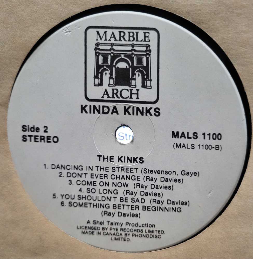 Kinda Kinks - Kinks, The (12” - 28) music collectible - Main Image 4