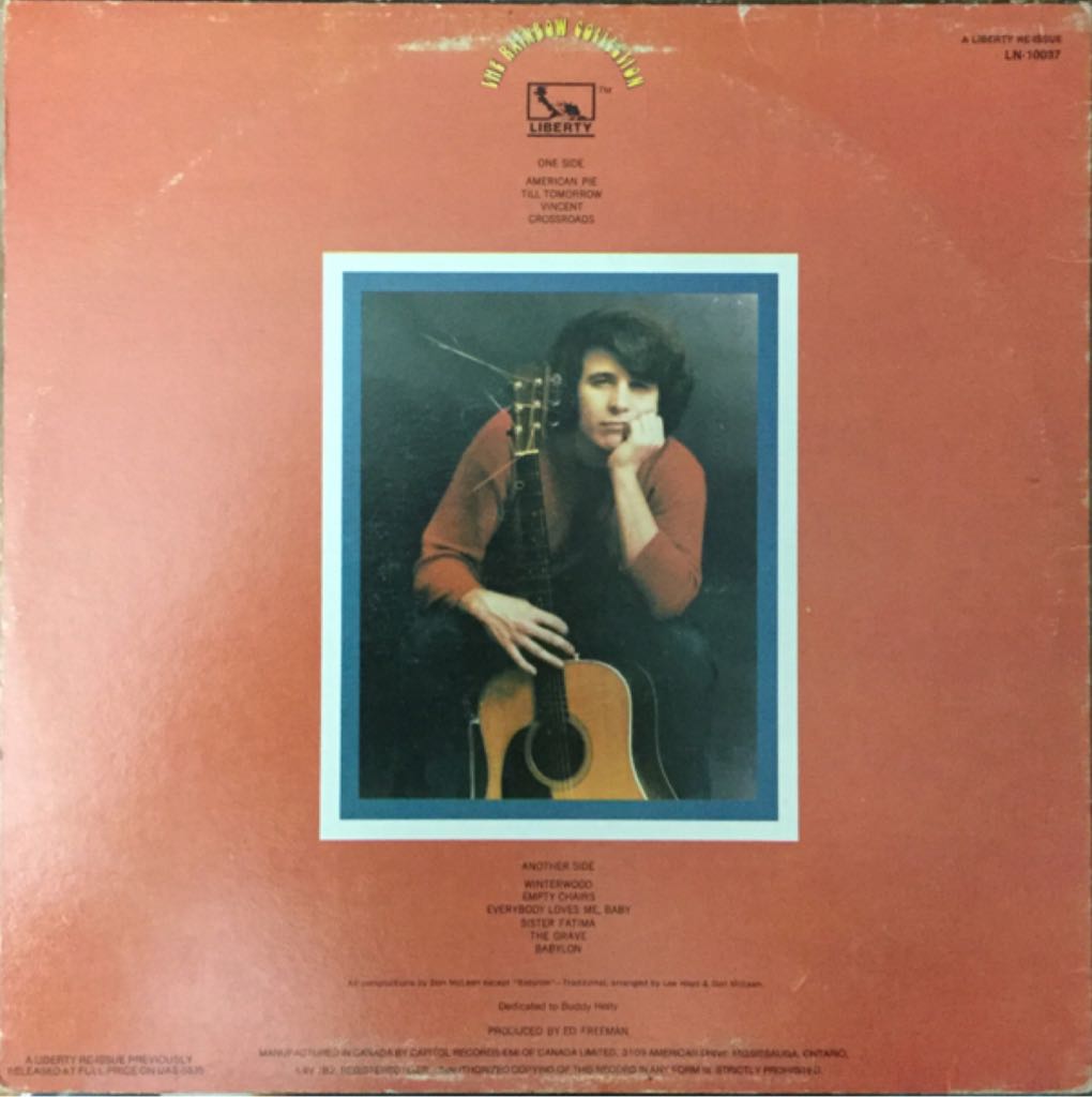 American Pie - McLean, Don (Cassette) music collectible - Main Image 2