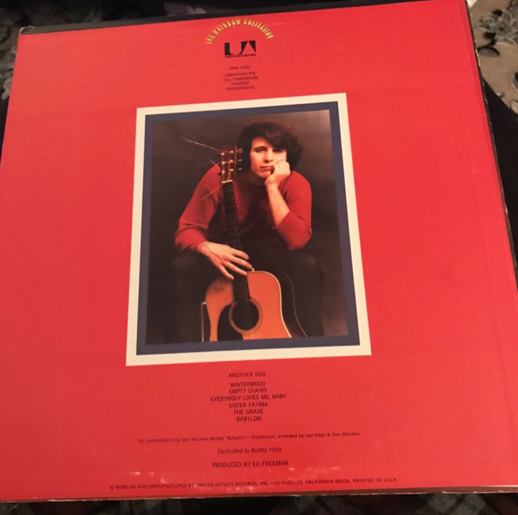 American Pie - McLean, Don music collectible - Main Image 2