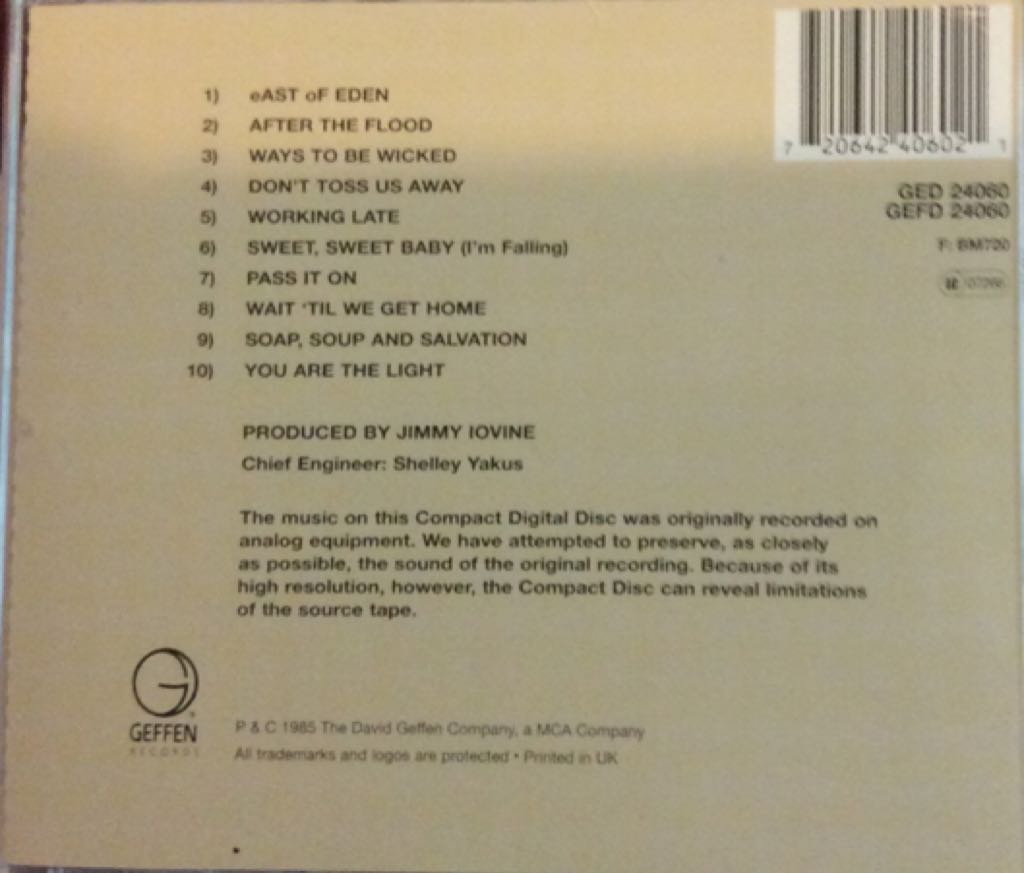 Lone Justice - Lone Justice (CD) music collectible [Barcode 720642406021] - Main Image 2