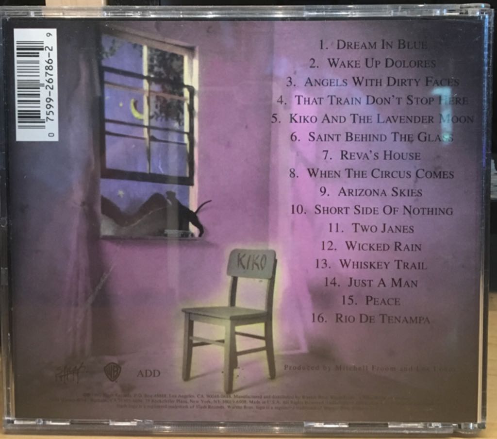 Kiko - Los Lobos (CD) music collectible [Barcode 075992678629] - Main Image 2