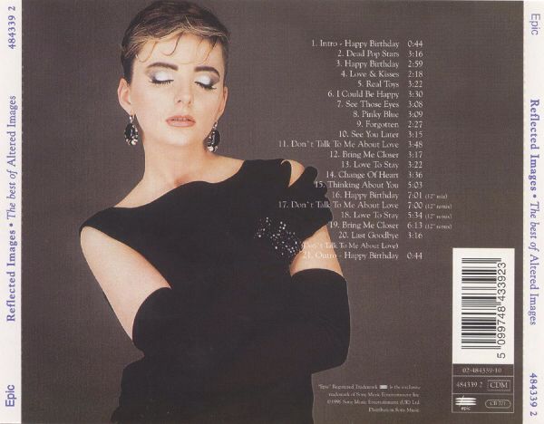 Reflected Images - The Best Of Altered Images - Altered Images (ALAC) music collectible [Barcode 5099748433923] - Main Image 2