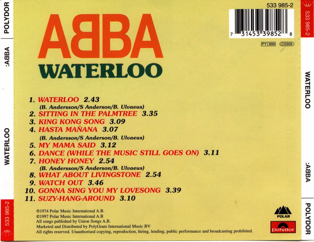 Waterloo - Abba (MP3) music collectible - Main Image 2