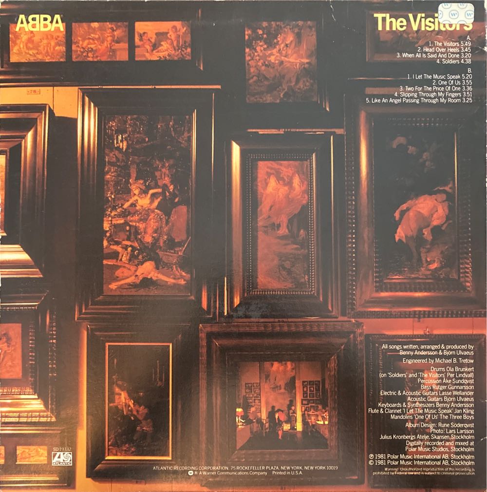 The Visitors - Abba (12”) music collectible - Main Image 2
