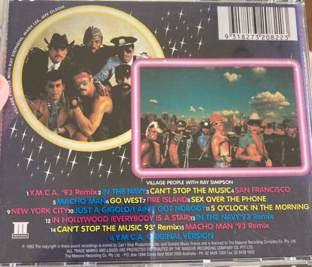 Best Of Village People, The - Village People (CD) music collectible [Barcode 9318273208223] - Main Image 2