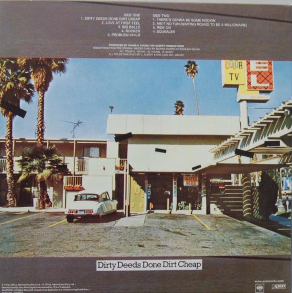 Dirty Deeds Done Dirt Cheap - AC/DC (12” - 39) music collectible [Barcode 5099751076018] - Main Image 2