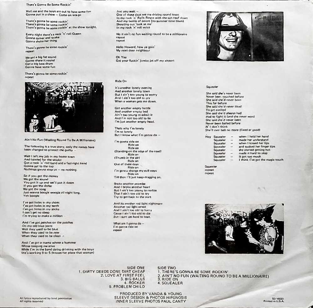 Dirty Deeds Done Dirt Cheap - AC/DC (12” - 39) music collectible [Barcode 5099751076018] - Main Image 3
