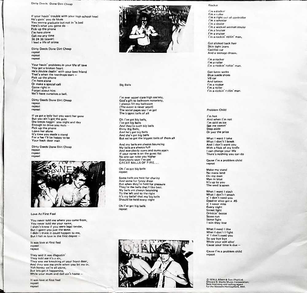 Dirty Deeds Done Dirt Cheap - AC/DC (12” - 39) music collectible [Barcode 5099751076018] - Main Image 4