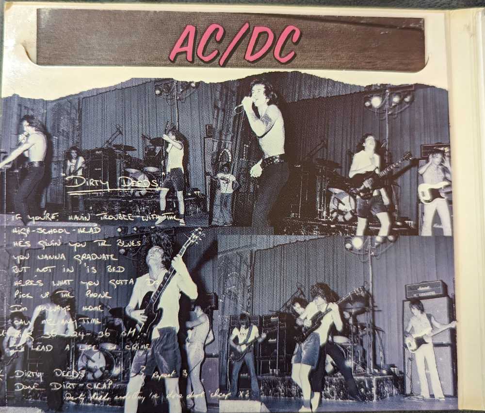 Dirty Deeds Done Dirt Cheap - AC/DC (CD - 3959) music collectible [Barcode 696998020221] - Main Image 3