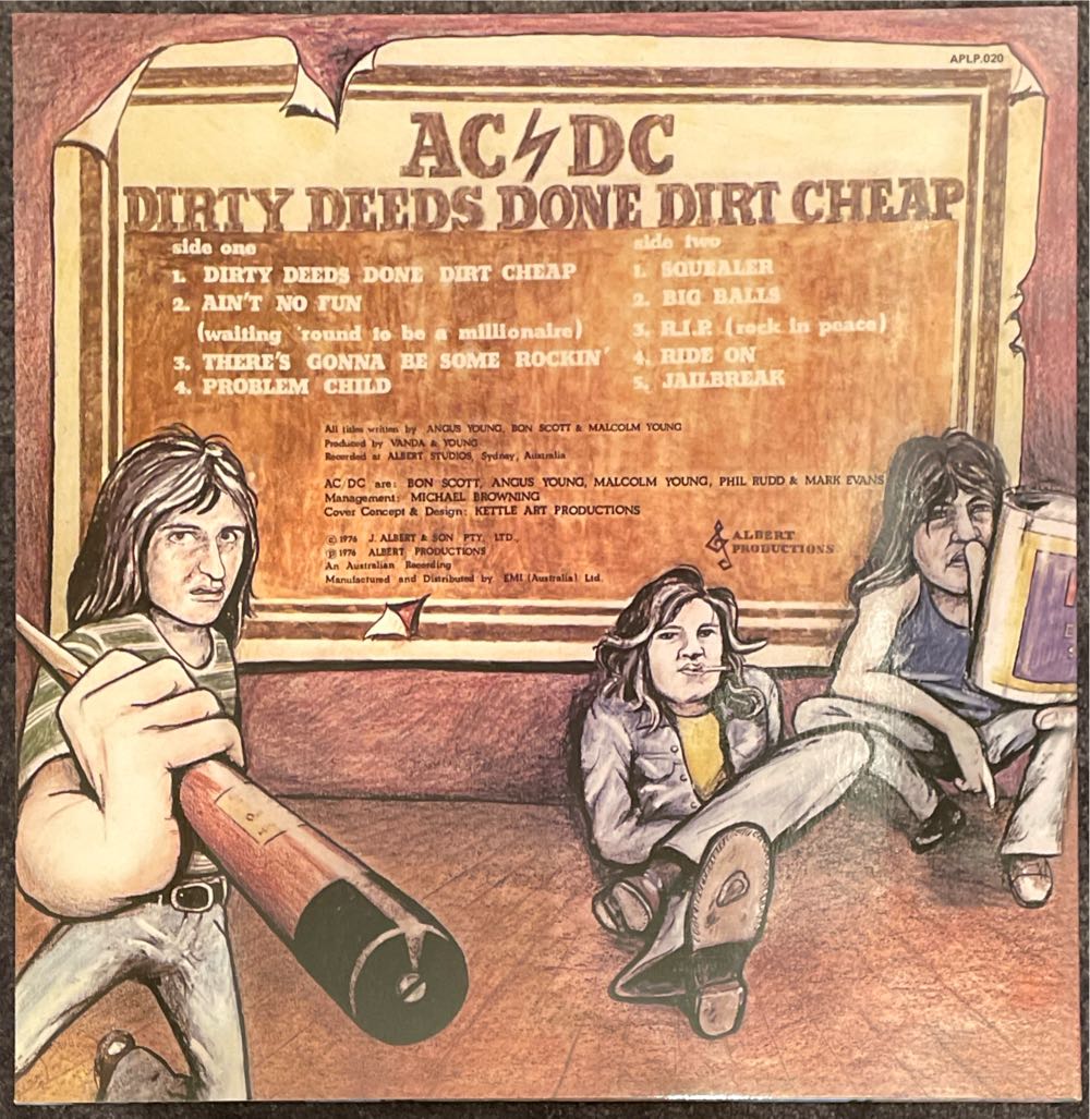 Dirty Deeds Done Dirt Cheap - AC/DC (12”) music collectible - Main Image 2