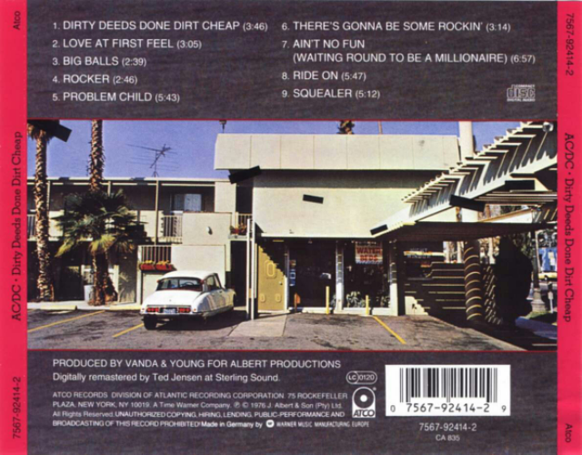 Dirty Deeds Done Dirt Cheap - AC/DC (CD) music collectible - Main Image 2