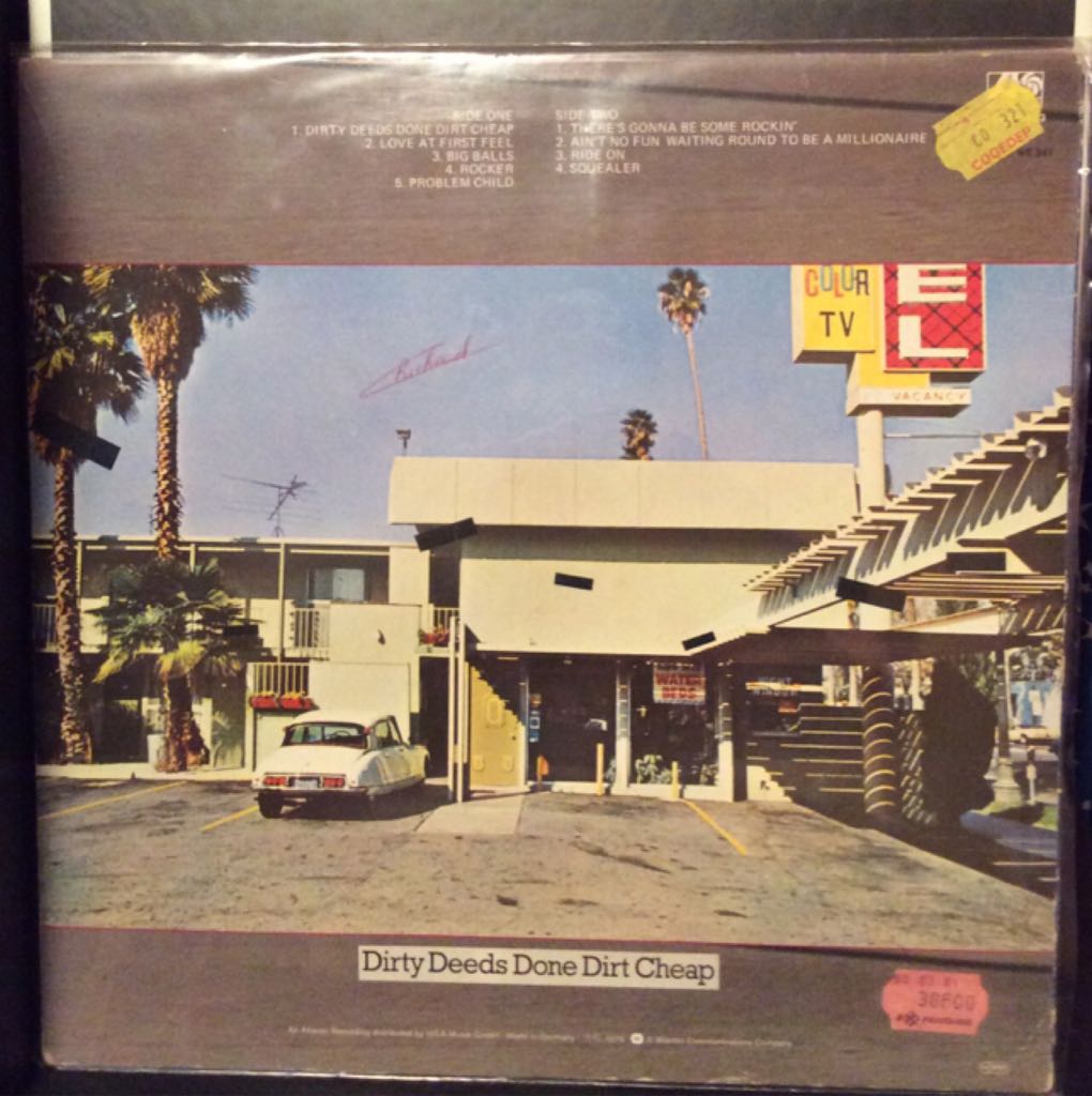 Dirty Deeds Done Dirt Cheap - AC/DC (12”) music collectible - Main Image 2