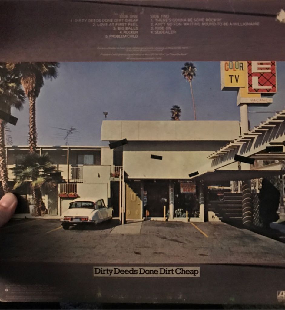 Dirty Deeds Done Dirt Cheap - AC/DC music collectible - Main Image 2