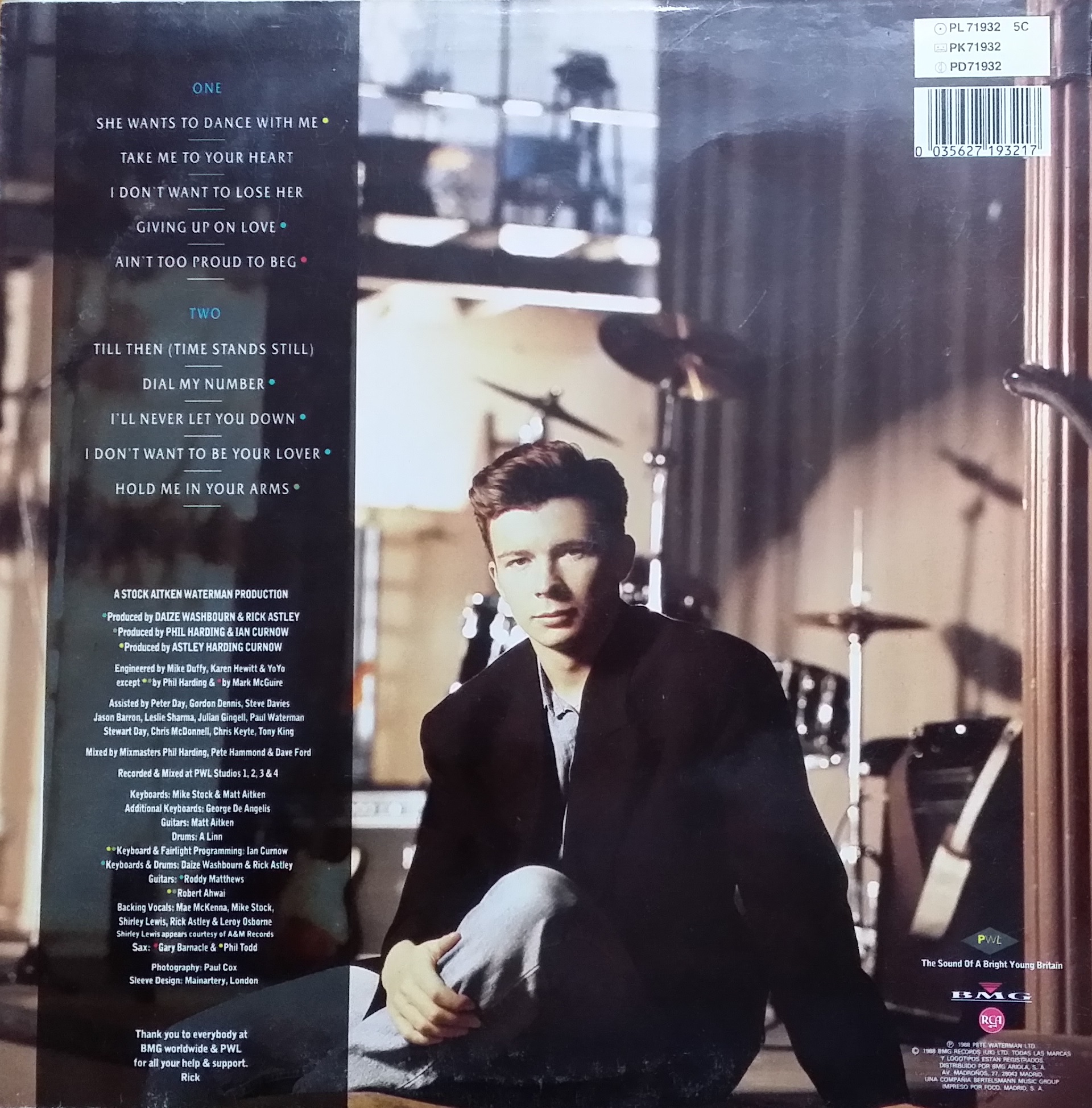 Hold Me In Your Arms - Astley, Rick (CD) music collectible - Main Image 2
