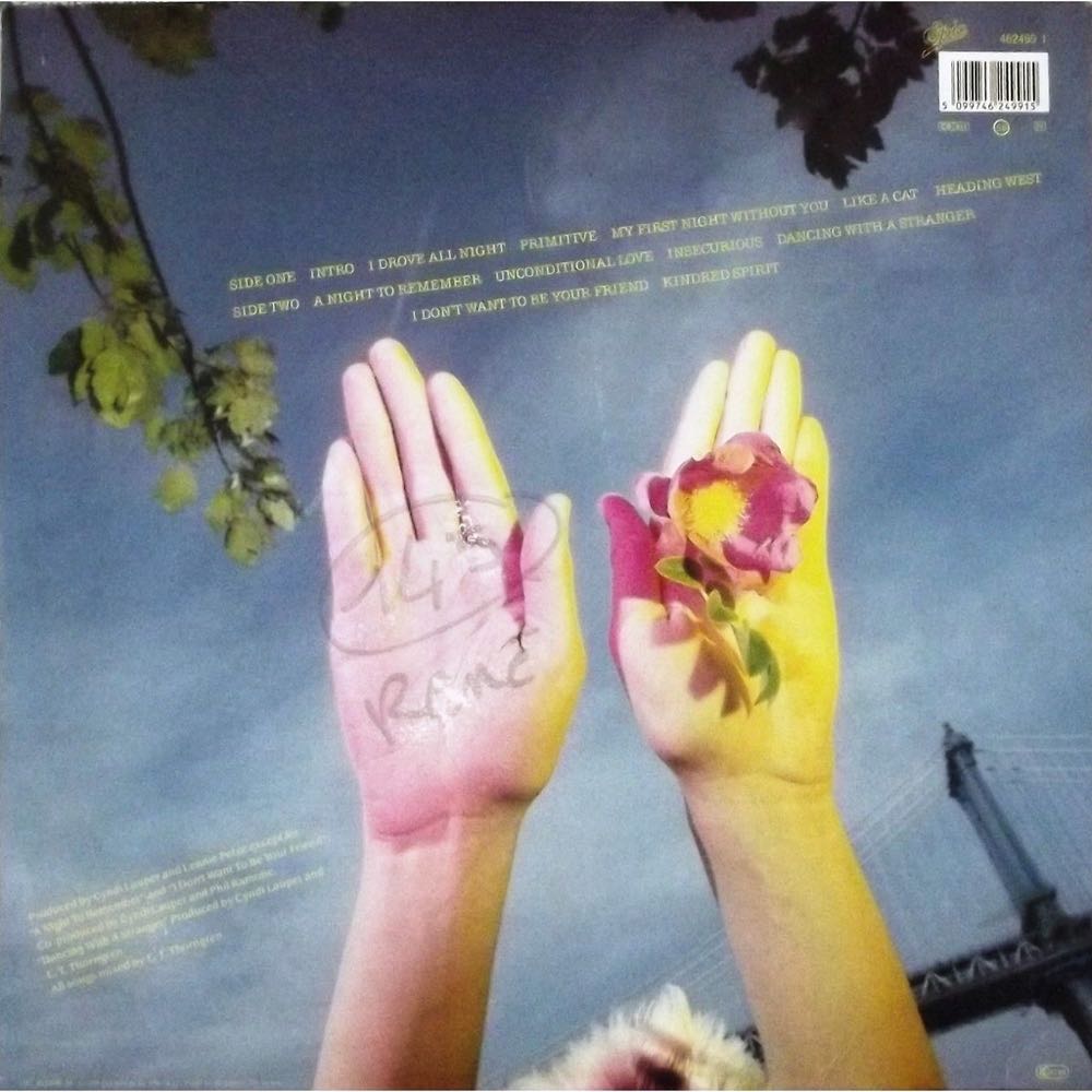 A Night To Remember - Cyndi Lauper (12”) music collectible [Barcode 9399746249912] - Main Image 2