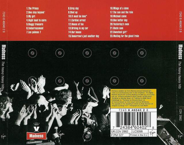 Madness - The Heavy Heavy Hits - Madness (CD - 76) music collectible [Barcode 724384604028] - Main Image 2