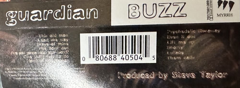 Buzz - Guardian (Cassette) music collectible [Barcode 080688405045] - Main Image 4