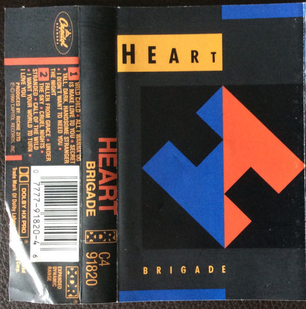 Brigade - Heart (Cassette) music collectible [Barcode 077779182046] - Main Image 2