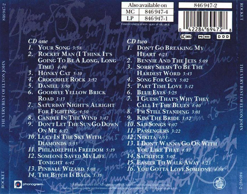 The Very Best Of Elton John - John, Elton (CD) music collectible - Main Image 2
