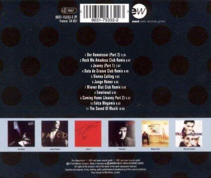 The Remix Hit Collection - Falco (CD - 71) music collectible [Barcode 090317533223] - Main Image 2