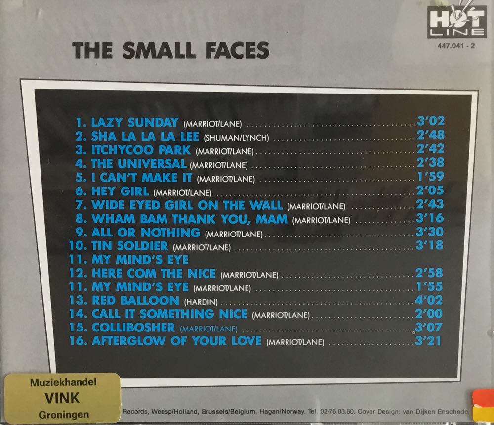 The Small Faces - Small Faces, The (CD - 46) music collectible [Barcode 042282057228] - Main Image 2