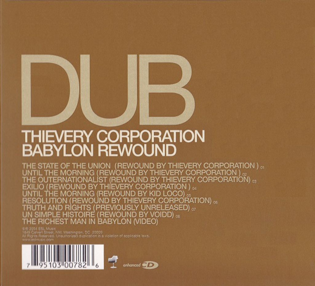 Babylon Rewound - Thievery Corporation (MP3) music collectible - Main Image 2