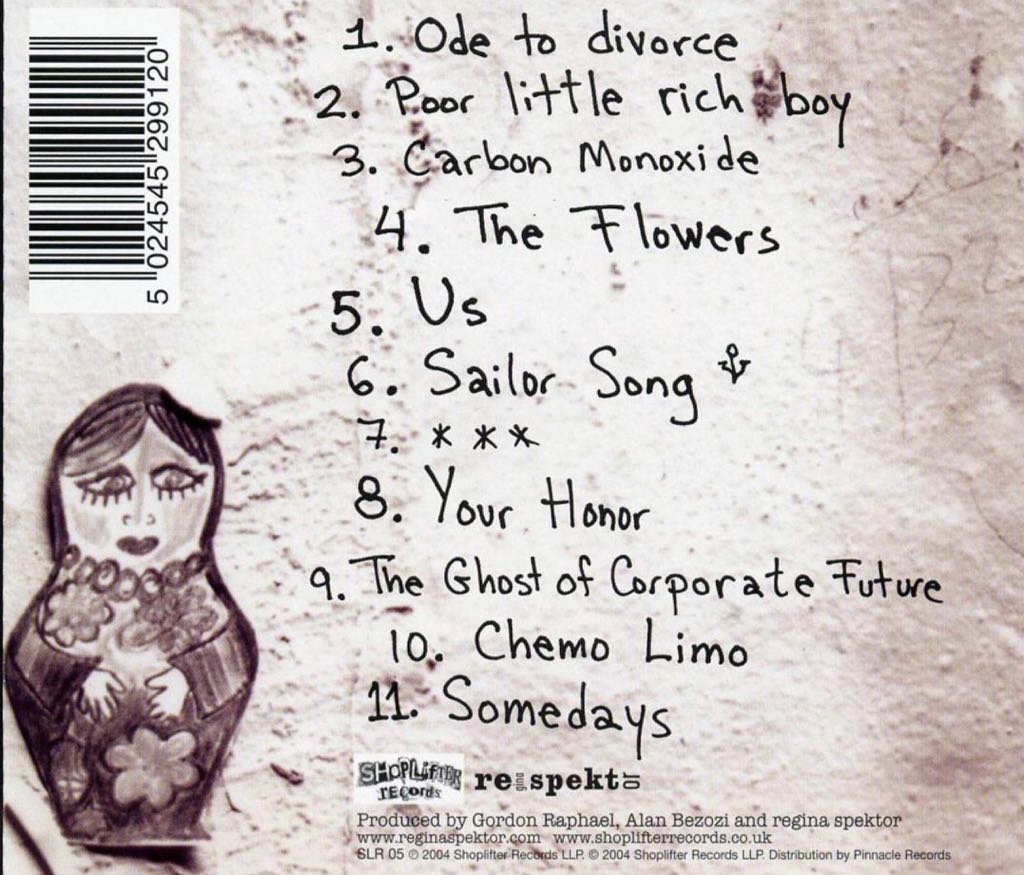 Soviet Kitsch - Regina Spektor (12” - 39) music collectible - Main Image 2