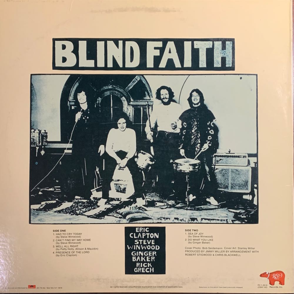Blind Faith - Blind Faith (12” - 42) music collectible - Main Image 3