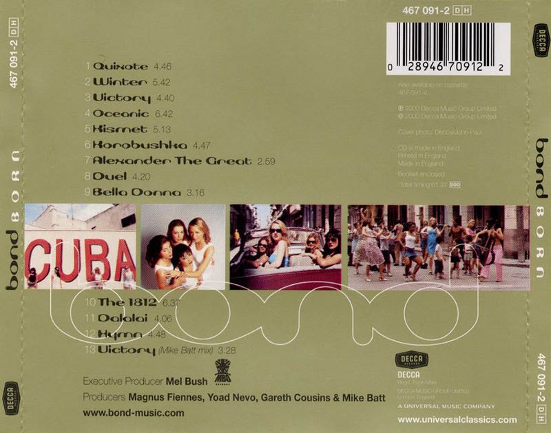 Born - Bond (CD) music collectible - Main Image 2