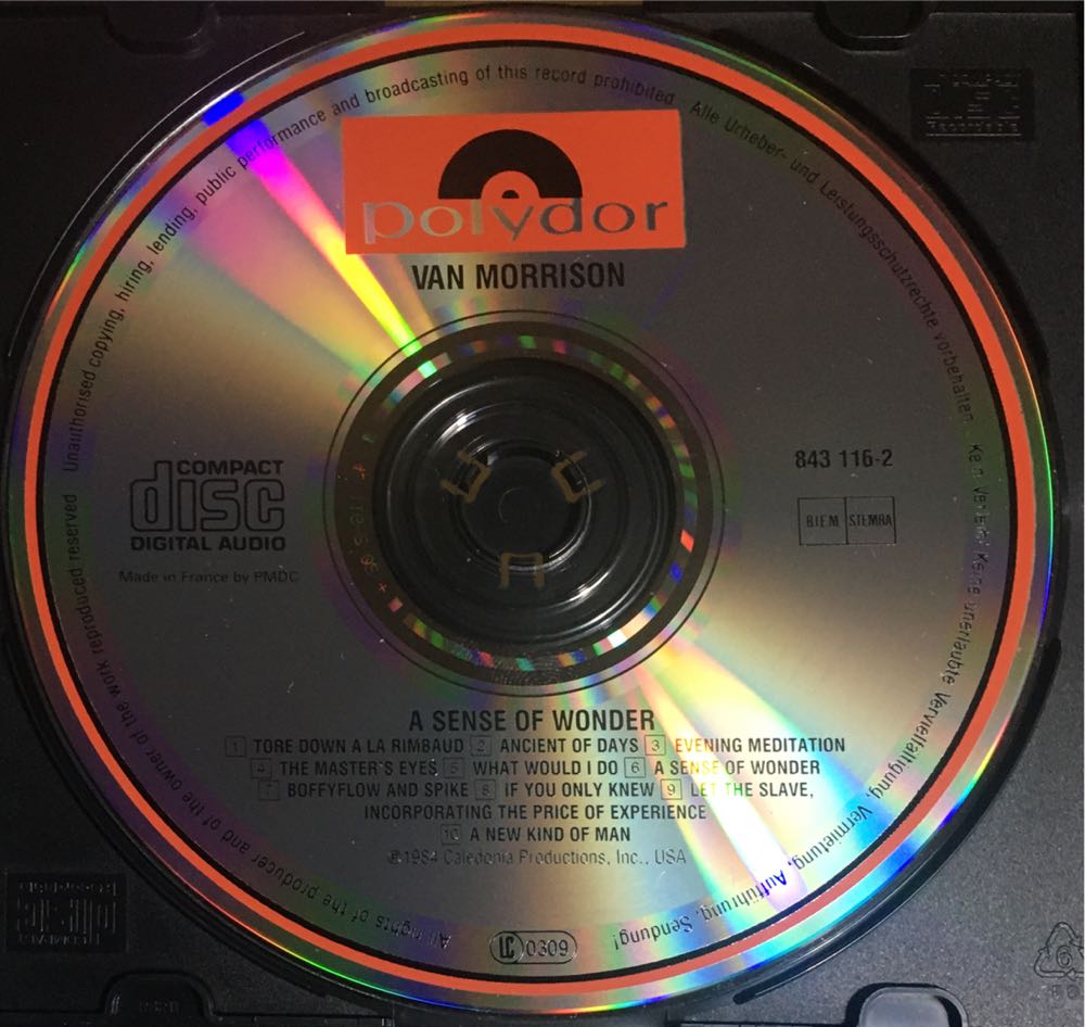 A Sense Of Wonder - Van Morrison (CD) music collectible [Barcode 042282289520] - Main Image 3