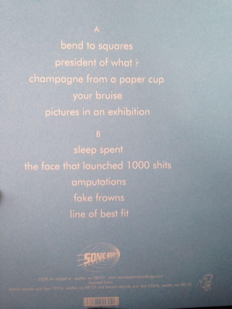 Something About Airplanes - Death Cab for Cutie music collectible [Barcode 020286295518] - Main Image 2