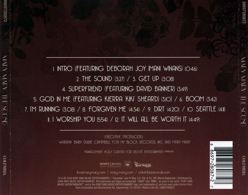 Sound, The - Mary Mary (CD) music collectible [Barcode 886972808727] - Main Image 2