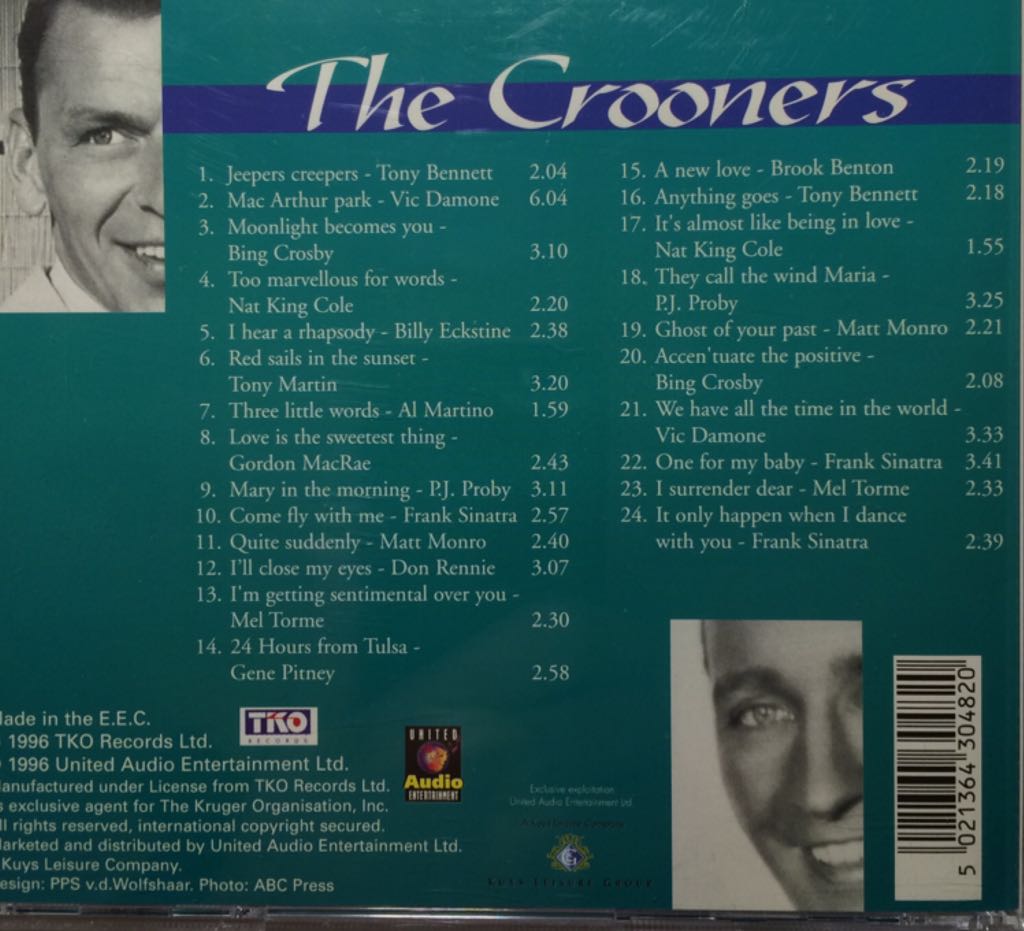 The Crooners - Various Artists (CD) music collectible [Barcode 9318301006364] - Main Image 2