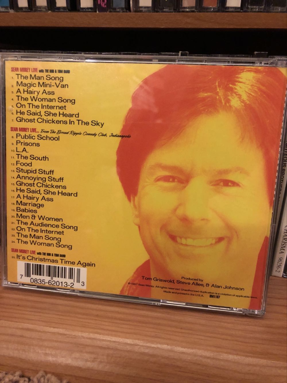 He’s The Man - Sean Morey (CD - 60) music collectible [Barcode 708356201323] - Main Image 2