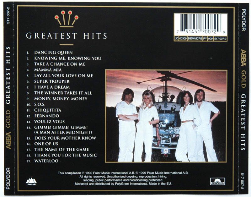 1992 - Gold - Abba (MP3 - 77) music collectible - Main Image 3