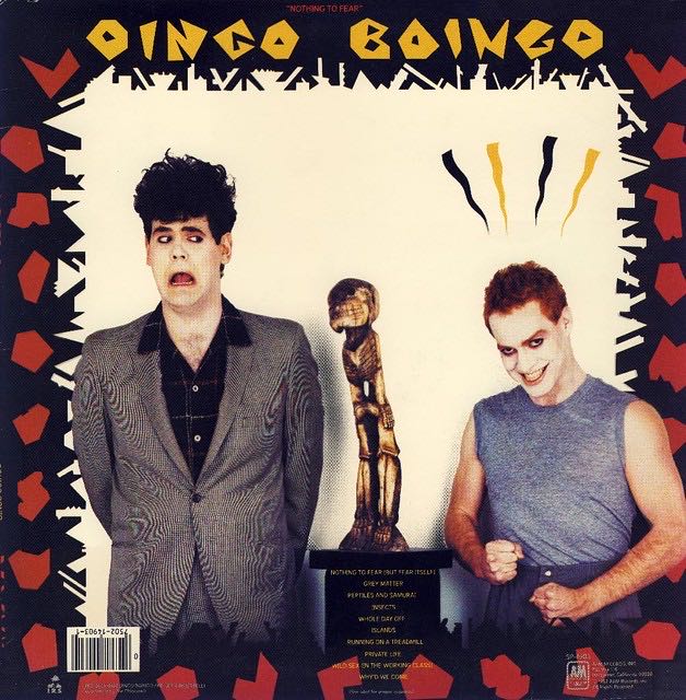 Nothing To Fear - Oingo Boingo (CD - 41) music collectible [Barcode 075021325128] - Main Image 2